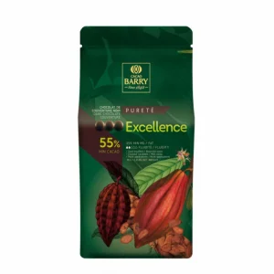 Chocolat de couverture Excellence 55% pistoles 5kg 6