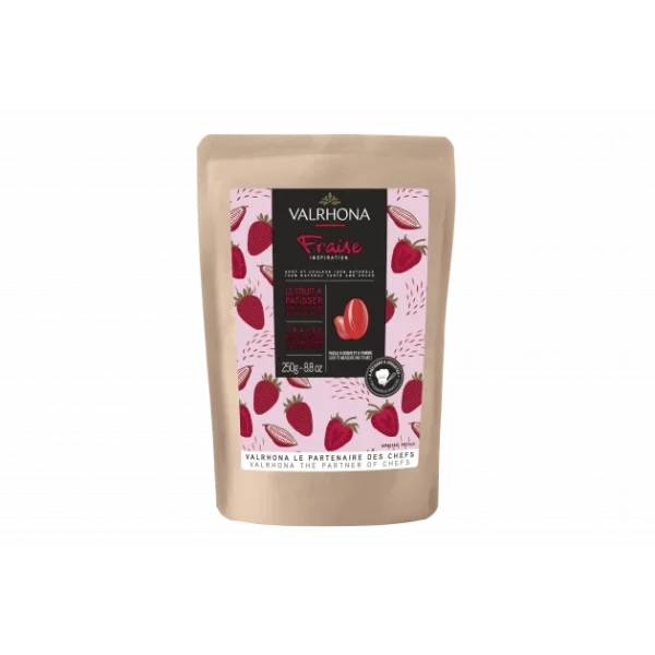 Chocolat de Couverture Inspiration Fraise 250g Valrhona 1