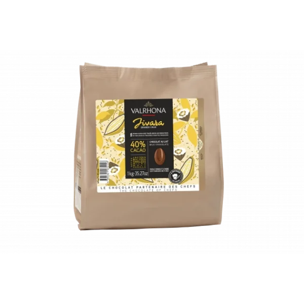 Chocolat de Couverture Lait Jivara 40% 1kg Valrhona 1