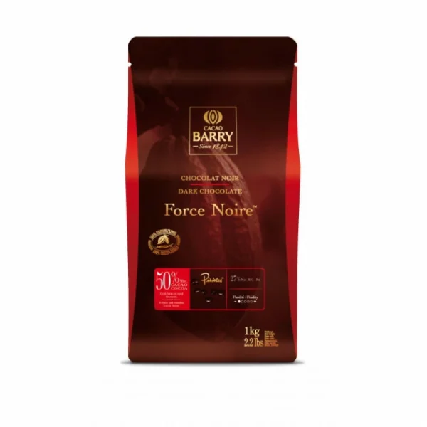 Chocolat Force Noire 50% pistoles 1 kg Barry 4