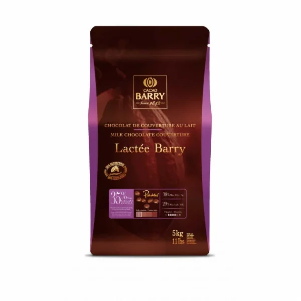 Chocolat Lactée Barry 35,3% pistoles 5 kg 4