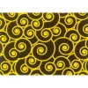 Feuilles de transfert chocolat spirales jaunes 34 x 26,5 cm (x10) 5