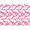 Feuilles de transfert chocolat vagues rouges 34 x 26,5 cm (x10) 16