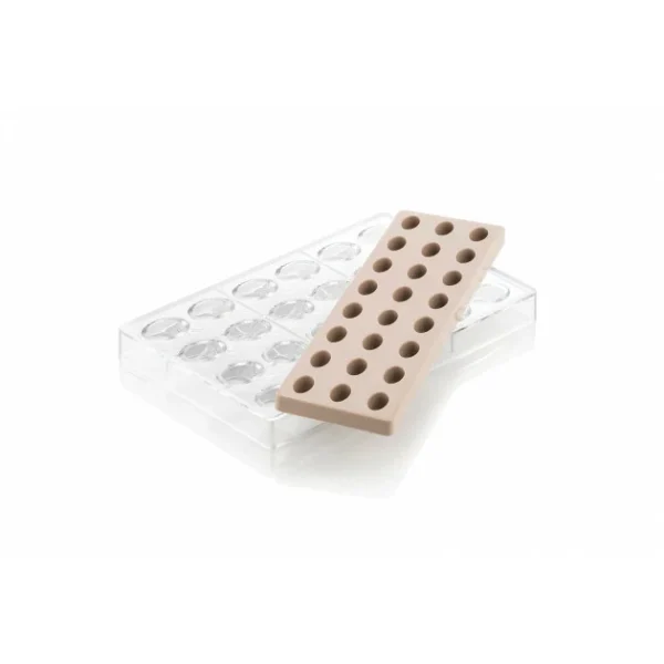 Kit Moule Chocolat Ovale avec Insert (x24) Chocado Silikomart 1