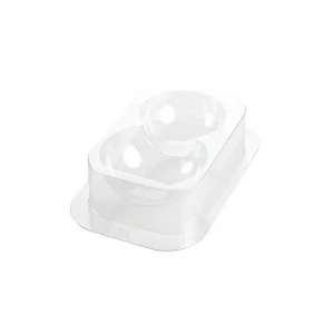 Kit Moules Chocolat Bonhomme de Neige en PVC 18,1 cm x H 21,2 cm (x4) Silikomart Professional 12