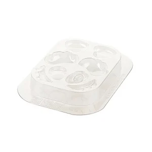 Kit Moules Chocolat Koala en PVC 15,5 cm x H 16 cm (x4) Silikomart Professional 18