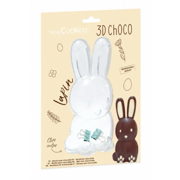 Moule 3D Chocolat Lapin Scrapcooking 1