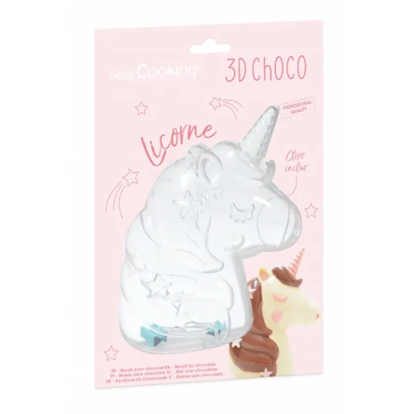 Moule 3D Chocolat Licorne Scrapcooking 1