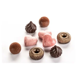 Moule à Chocolat 12 Cœurs Bombés Easy Choc – Silicone Spécial Chocolat 14