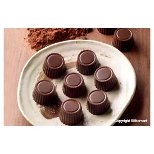 Moule à Chocolat 15 Ronds Nervurés Easy Choc – Silicone Spécial Chocolat 8