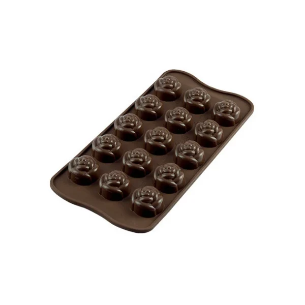 Moule à Chocolat 15 Roses Easy Choc – Silicone Spécial Chocolat 1