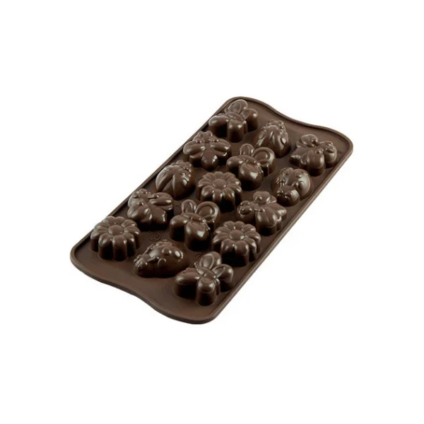 Moule à Chocolat 15 Sujets Spring Life Easy Choc – Silicone Spécial Chocolat 1