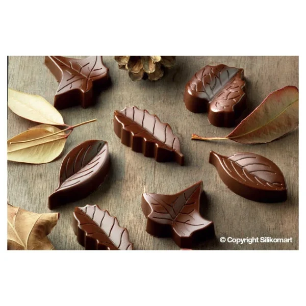 Moule à Chocolat 8 Feuilles Easy Choc – Silicone Spécial Chocolat 3