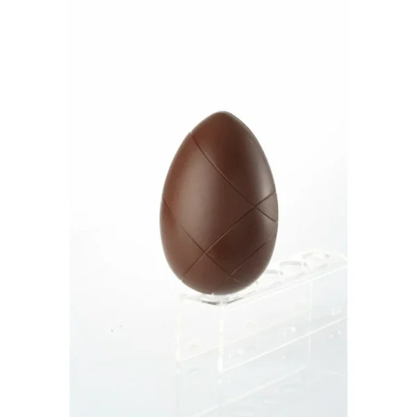 Moule à Chocolat Oeuf Strié 16 cm Barry 1