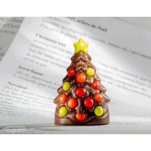 Moule Chocolat Arbre de Noël 9 x 5,9 cm (x4) Chocolate World 9