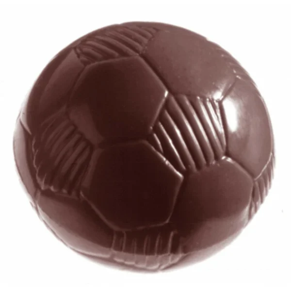 Moule Chocolat Ballon de Foot Ø 2,6 cm x H 1,3 cm (x32) Chocolate World 1