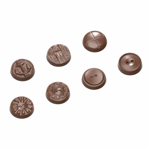 Moule Chocolat Boutons (x21) Chocolate World 1