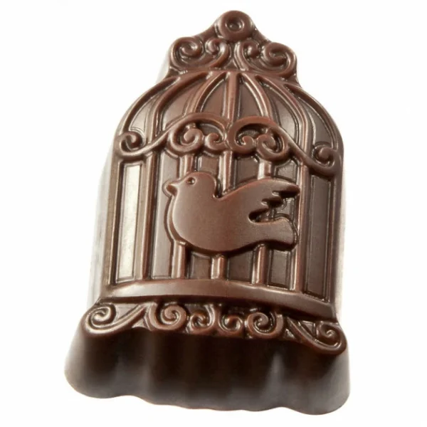 Moule Chocolat Cage à Oiseau 34,5 mm (x21) Chocolate World 1