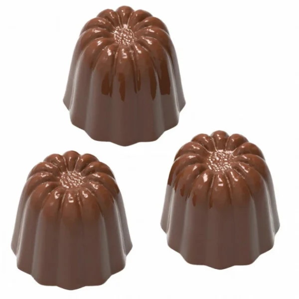 Moule Chocolat Cannelés 21,5 mm (x21) Chocolate World 1