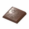 Moule Chocolat Carré Arrondi Fleur (x18) Chocolat Form 5