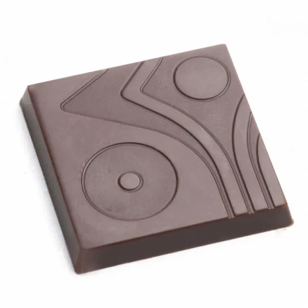 Moule Chocolat Carré Design (x18) Pop Chocolat 1