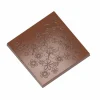 Moule Chocolat Carré Fleuri 99 mm (x2) Chocolat Form 10