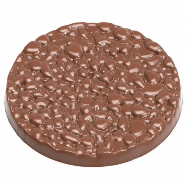 Moule Chocolat Disque Riz Soufflé Ø 99,13 mm (x2) Chocolate World 1