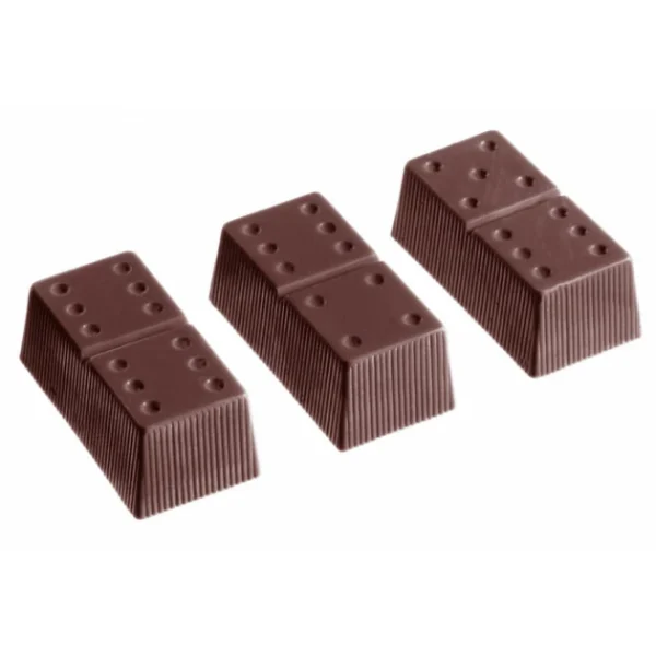 Moule Chocolat Domino 41 x 21 mm (x24) Chocolate World 1