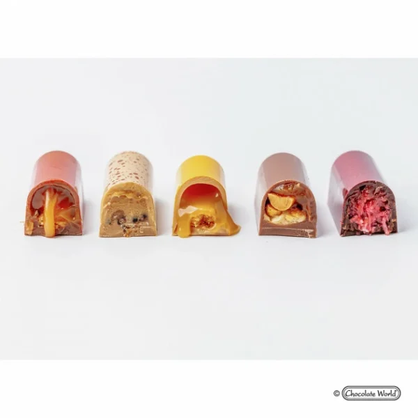 Moule Chocolat Eclair Snack Bar 7,8 x 1,9 cm (x12) Chocolate World 4