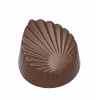 Moule Chocolat Feuille Plissée 33,5mm (x21) Chocolate World 5