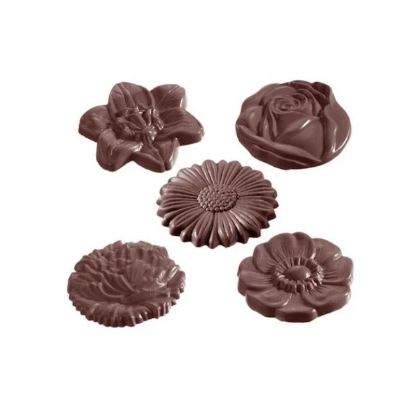 Moule Chocolat Fleurs (x10) Chocolate World 1