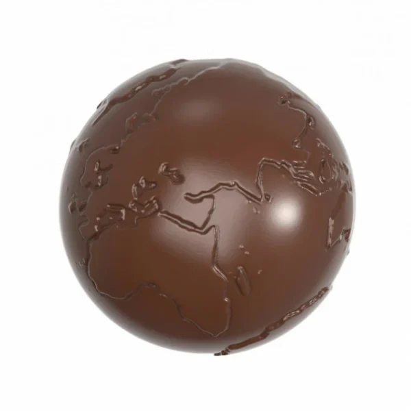 Moule Chocolat Globe Terrestre Ø 50 mm (x8) Chocolate World 1