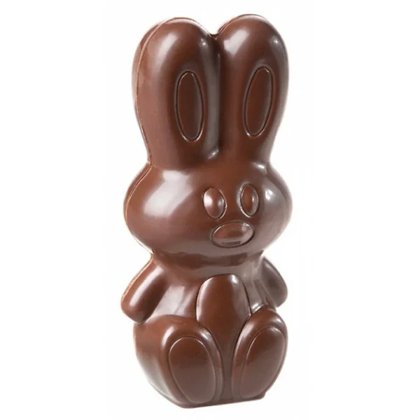 Moule Chocolat Lapin Assis 9,9 cm (x4) Chocolate World 1