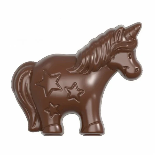 Moule Chocolat Licorne 45 mm (x12) Chocolate World 1