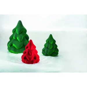 Moule Chocolat Mini Sapin de Noël Ø 9,5 x H 12 cm (x2) Pavoni 15