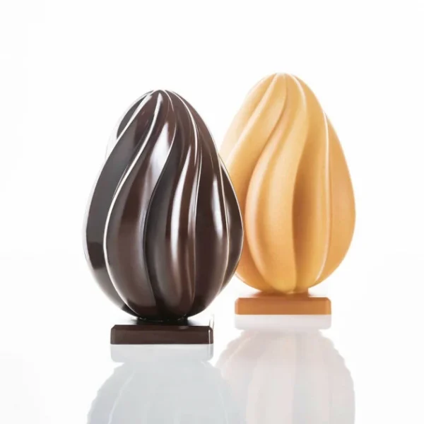 Moule Chocolat Œuf Helical Ø 14 x H 21,8 cm (x2) Pavoni 1