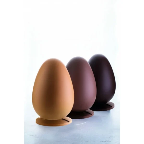 Moule Chocolat Oeuf Pure Ø 13,8 cm x H 21,6 cm (x3) Pavoni 1