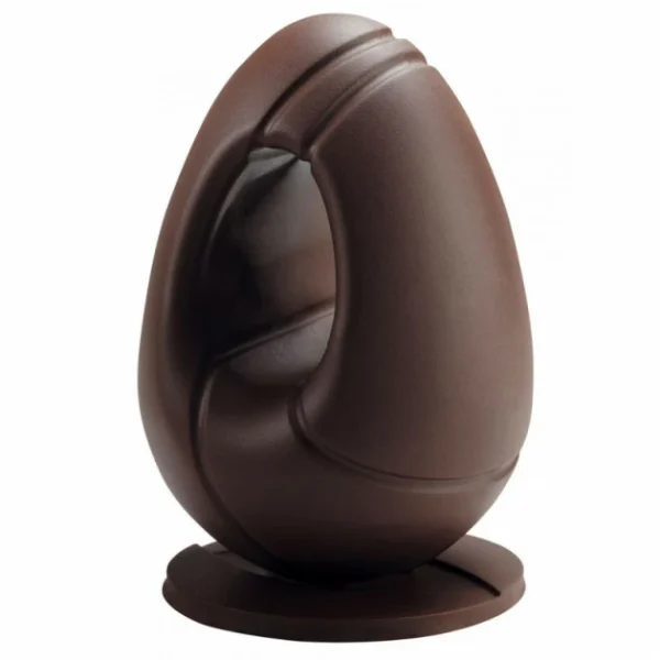 Moule Chocolat Oeuf Spaceship Ø 14 x H 20 cm (x2) Pavoni 1