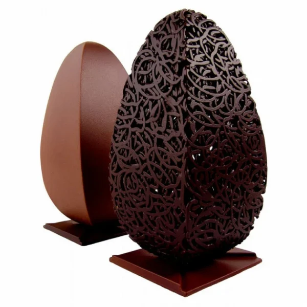 Moule Chocolat Oeuf Stele x H 20 cm (x2) Pavoni 1