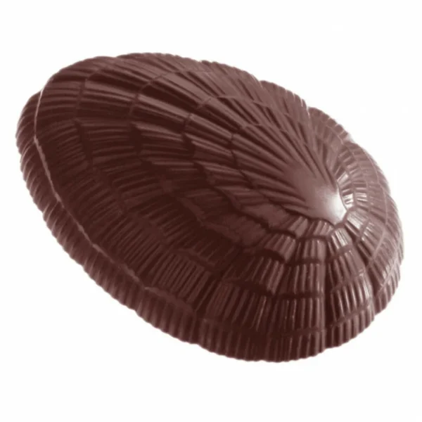 Moule Chocolat Oeuf Strié 87 mm (x6) Chocolate World 1