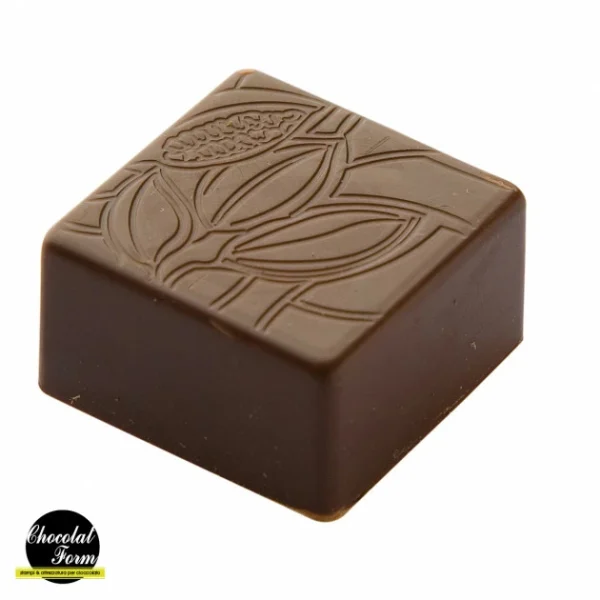 Moule Chocolat Praline Carrée Fève 2,5 cm (x24) Chocolat Form 1