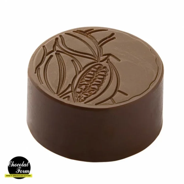 Moule Chocolat Praline Ronde Fève 2,8 x 1,3 cm (x24) Chocolat Form 1