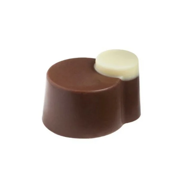 Moule Chocolat Pralines Cylindriques Jumelles 32 mm (x28) Pop Chocolat 1