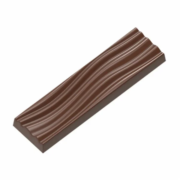 Moule Chocolat Rectangle Ondulation (x7) Chocolat Form 1