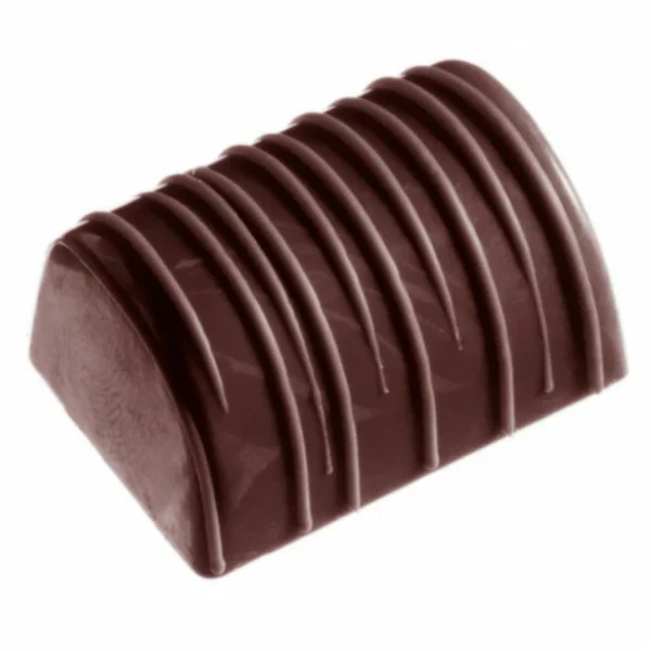 Moule Chocolat Rectangle Strié (x32) Chocolate World 1