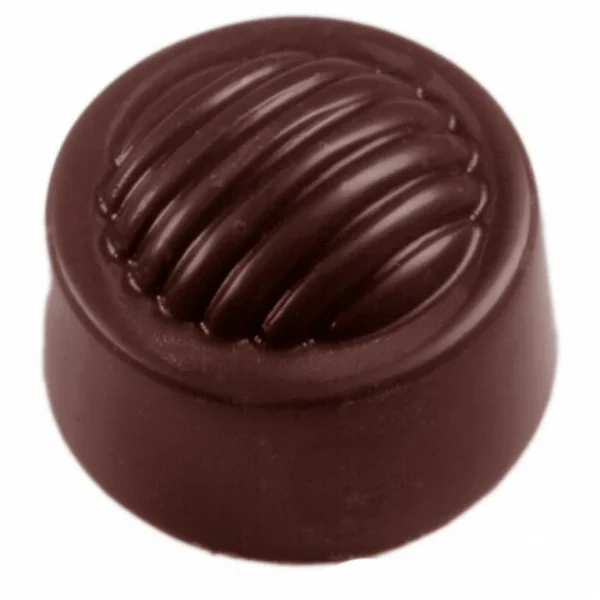 Moule Chocolat Rond Strié (x32) Chocolate World 1