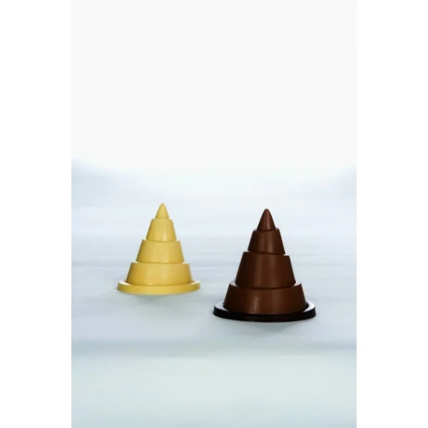 Moule Chocolat Sapin de Noël Alberelli Ø 7,5 x H 9 cm (x6) Pavoni 1