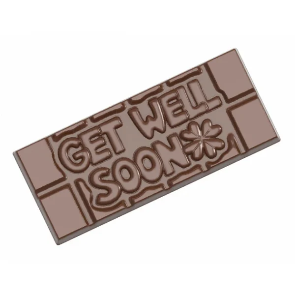 Moule Chocolat Tablette Get Well Soon (x4) Chocolate World 1