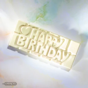 Moule Chocolat Tablette Happy Birthday (x4) Chocolate World 8