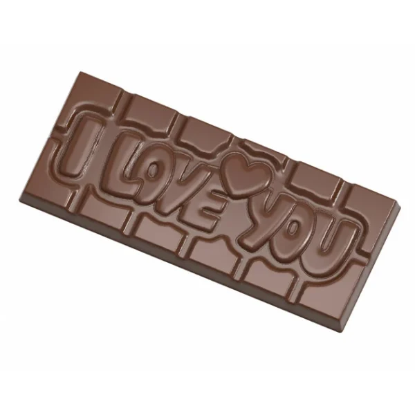 Moule Chocolat Tablette I love You (x4) Chocolate World 3